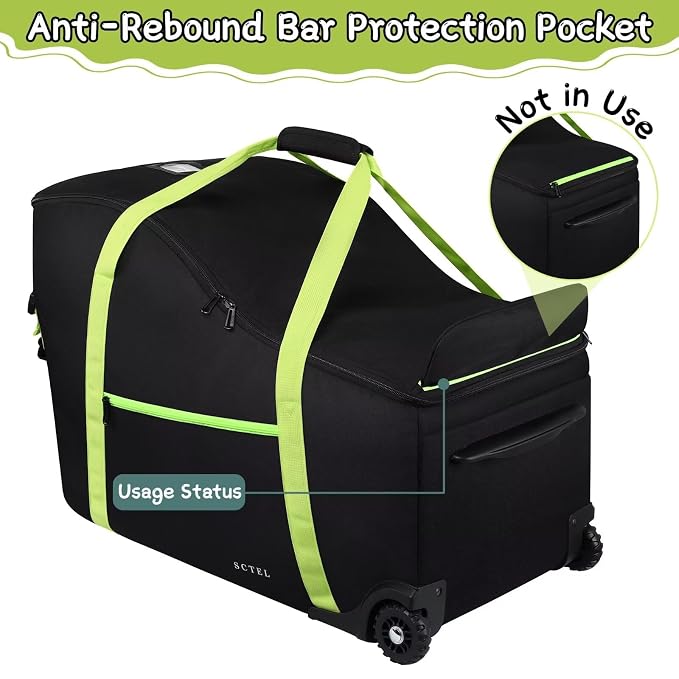 Baby Car Seat Travel Bag Fit Chicco Keyfit 35 and Anti-rebound Bar Base - Image 4