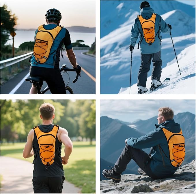 Lightweight Hydration Backpack 2L Water Bladder Pack - Image 5