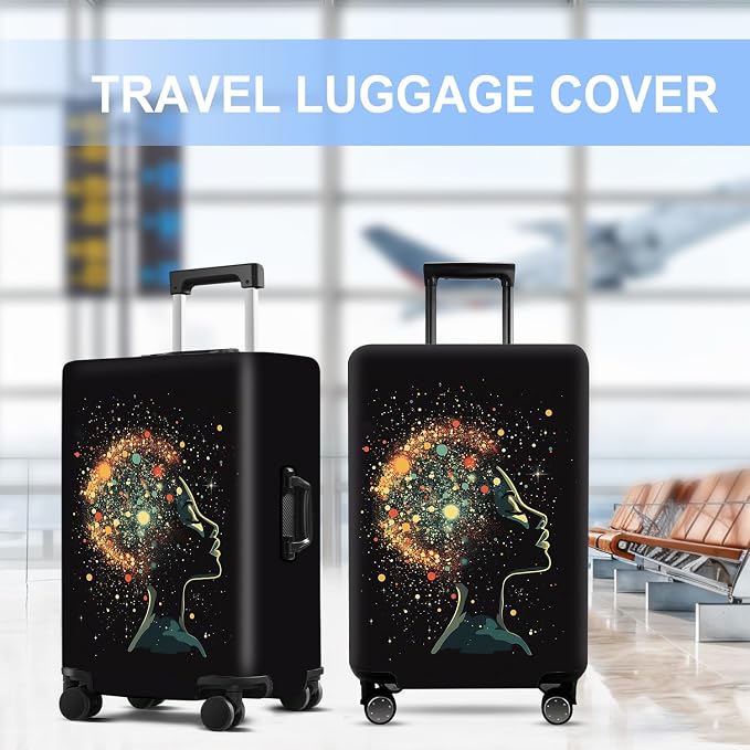 Luggage Cover Washable Suitcase Protector Anti-scratch Suitcase cover Fits - Image 5