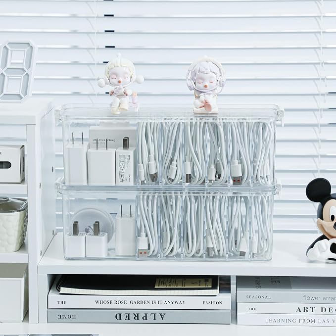 Yesesion 2 Pack Cord Organizer Box - Image 5