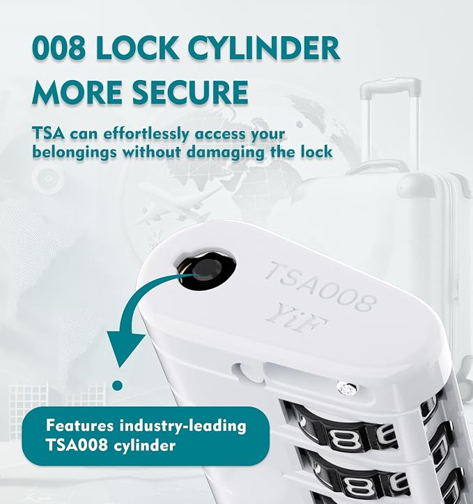 ANVIL 4 Digit Luggage Locks, TSA Locks - Image 2