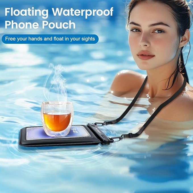 Floating Waterproof Phone Pouch 2 Pack - Image 3