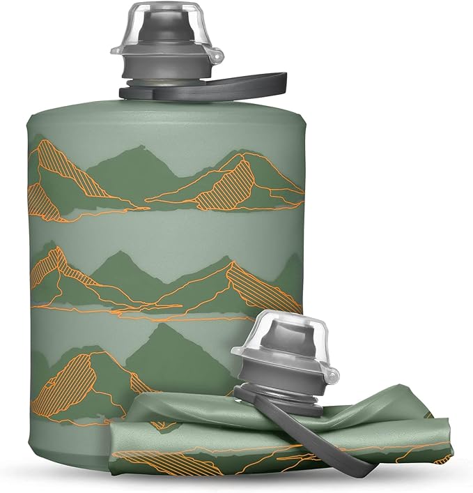 HydraPak Stow - Collapsible Backpacking Water Bottle - BPA Free, Ultra Light by Hydrapak