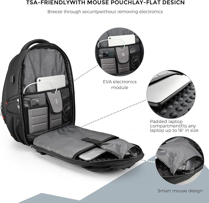 Swissdigital Design Men's Laptop Backpack - Image 4