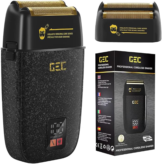 GEC 2-in-1 Electric Shaving Razor, Rechargeable Razor by Unknown