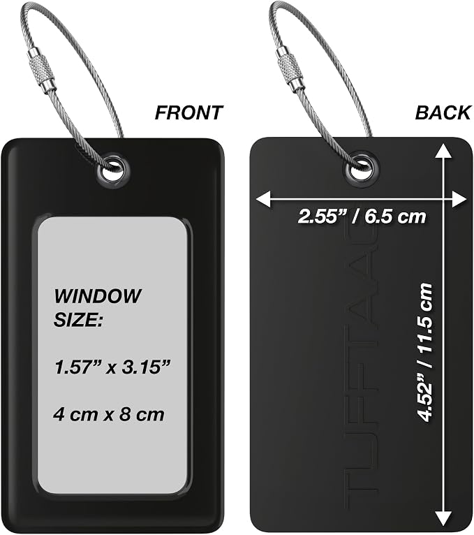 Luggage Tags Business Card Holder by TUFFTAAG - Image 4