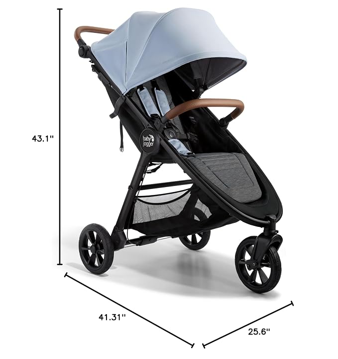 Baby Jogger City Mini GT2 Single Stroller Eco-Friendly Series Slate Fog - Image 7