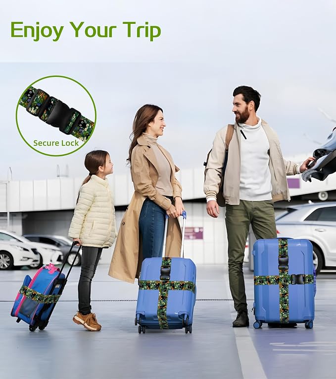 Luggage Straps for Suitcases Travel Belt Luggage Band Heavy Duty Traveling - Image 5