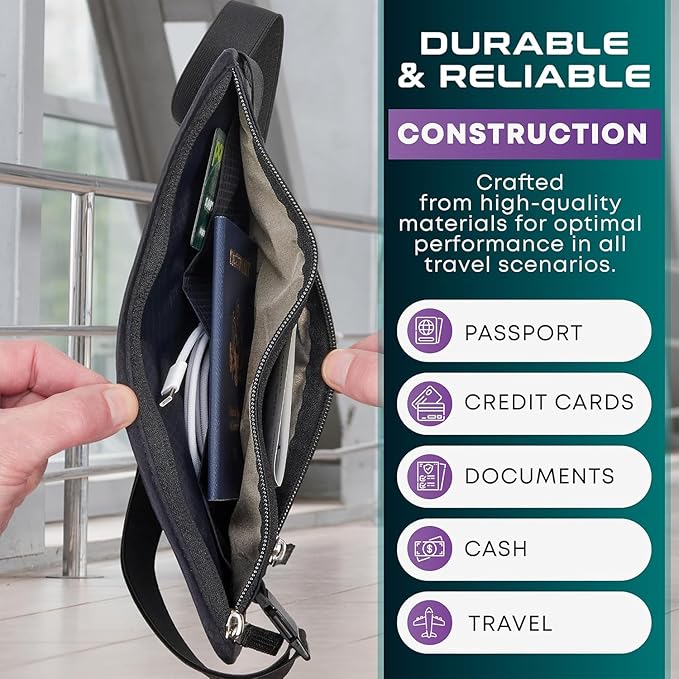Travel Money Belt & Passport Holder - Image 6