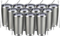 MEWAY 20oz Tumbler 12 Pack Double Wall Vacuum Insulated Travel Mug Bulk by MEWAY