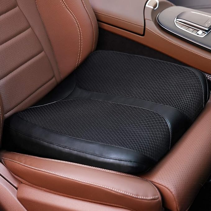 Car Memory Foam Heightening Front Seat Cushion by QYILAY