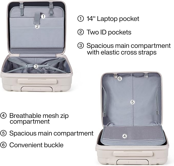 Hanke 16 Inch Underseat Carry on Luggage - Image 4