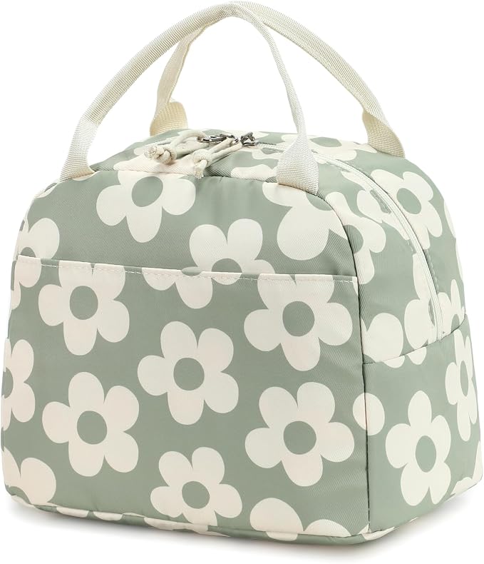 Bluboon Lunch Bag for Women Men Cute Corduroy Lunch Tote Bags Reusable by BLUBOON