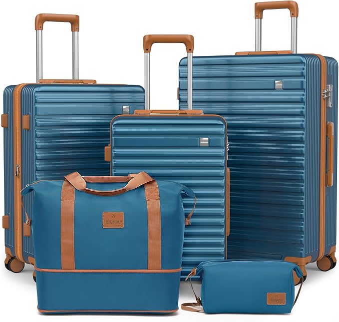 imiomo Luggage Sets 3 Piece, Expandable Hardside Suitcase Set by IMIOMO