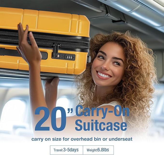 KYME Carry On Luggage 22x14x9 Airline Approved - Image 3