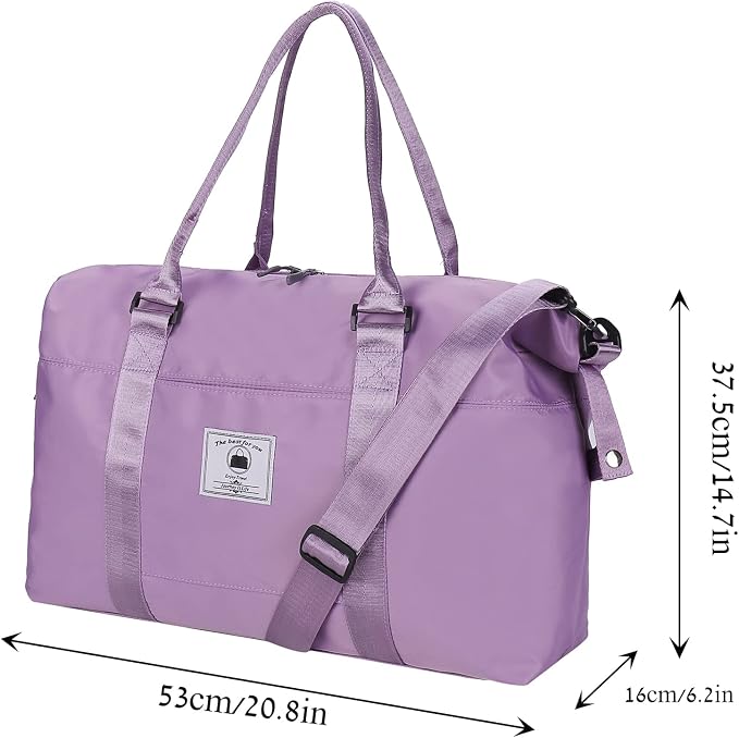Travel Duffle Bag, Waterproof Sport Tote Gym Bag - Image 2