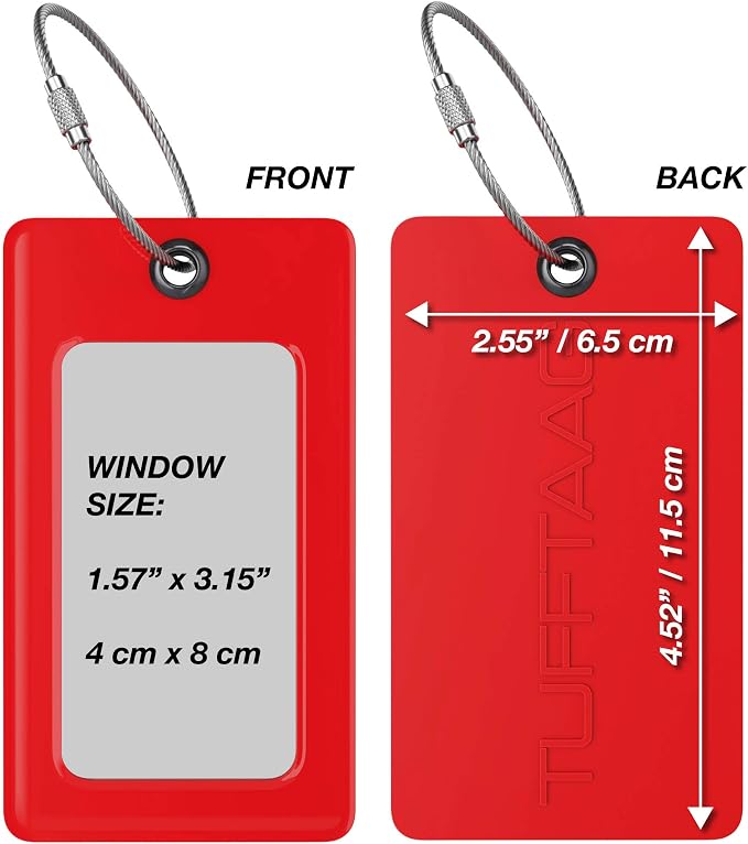 Luggage Tags Business Card Holder by TUFFTAAG - Image 4