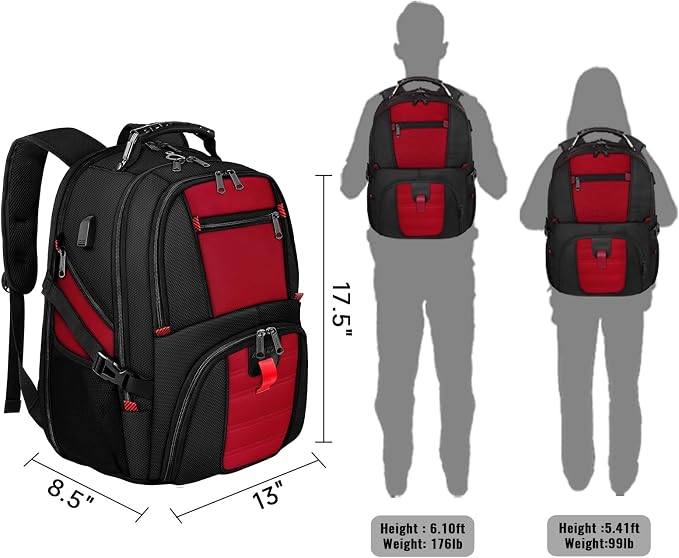 YOREPEK Travel Backpack, Extra Large 50L Laptop Backpacks - Image 7