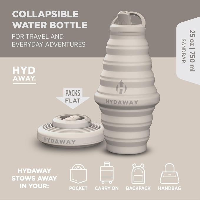 HYDAWAY 25oz Collapsible Water Bottle - Image 2