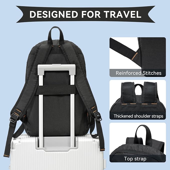 OMOUBOI Casual Daypacks Superbreak Backpack 14 inch Laptop Backpack - Image 8