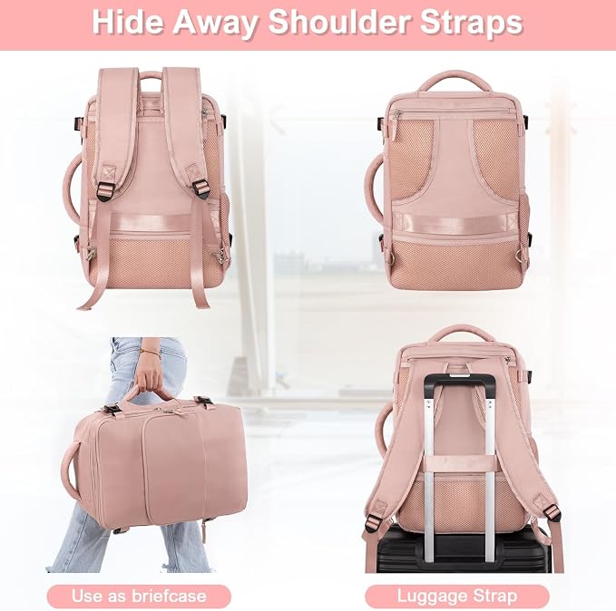 Travel Backpack for Women, Flight Approved Carry On Backpack - Image 9