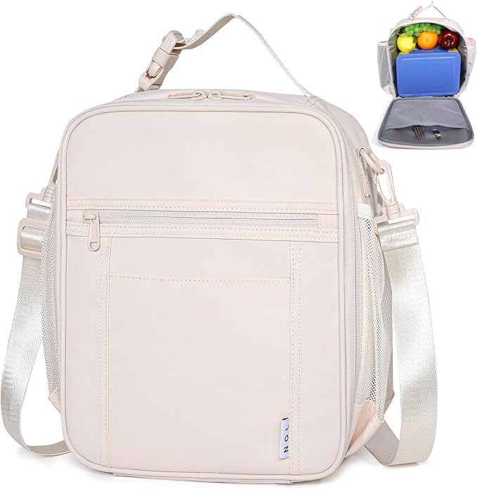 NOL Nylon Waterproof Kids Lunch Bag, Insulated Lunch Bag, Lunch box Cooler by NOLNaturalOrganicLifestyle