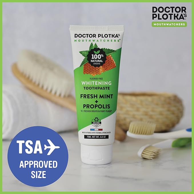 MOUTHWATCHERS Whitening Fluoride Free Naturally Sourced Toothpaste, 4 Tubes - Image 5