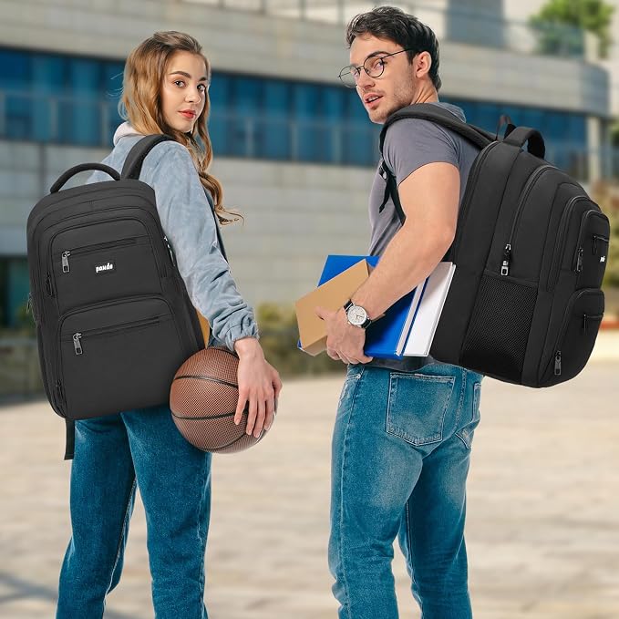 Paude Laptop Backpack, 17.3 Inch School Backpack Large Bookbag - Image 5