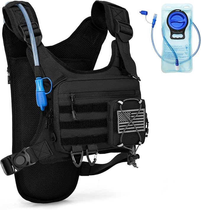 Hydration Vest（The design patent has been granted ）with 2L Water Bladder by WOISIASO