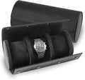 Bey-Berk Milani Leather Watch Roll by Bey-Berk