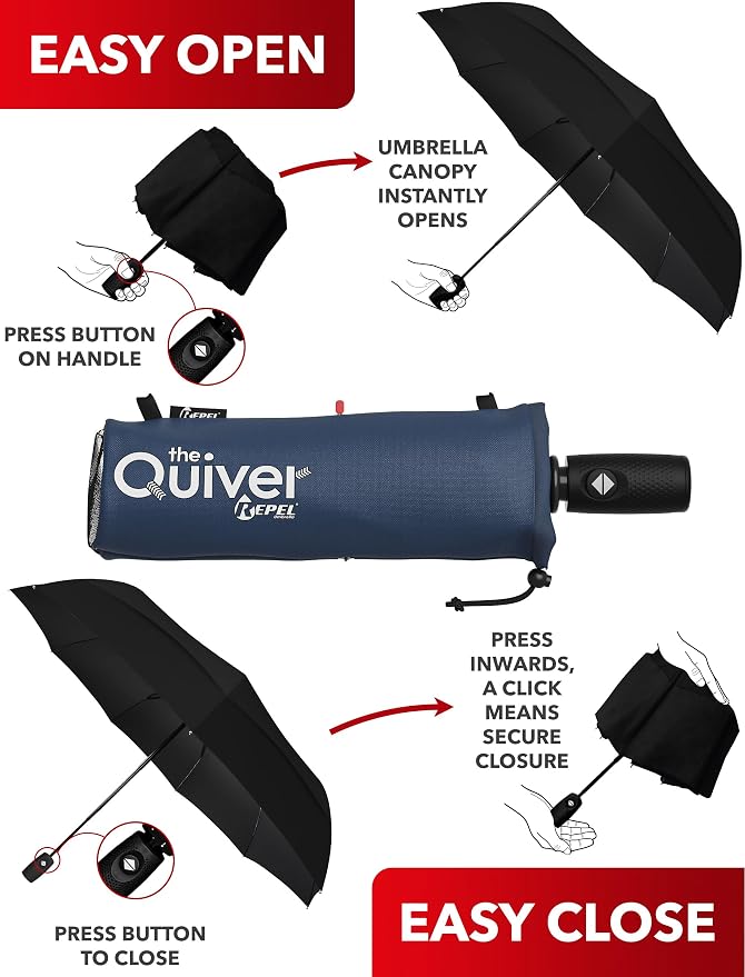 REPEL Windproof Travel Umbrella - Image 6