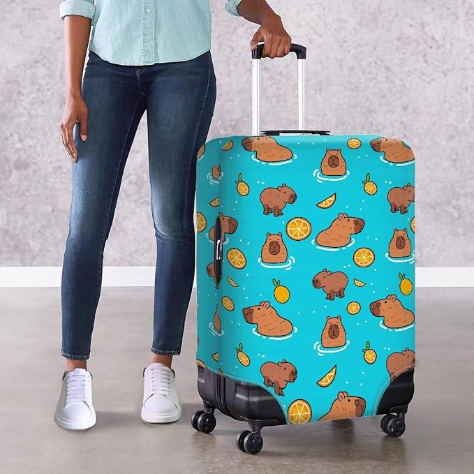 Capybara Suitcase Cover Elastic Luggage Covers - Image 4