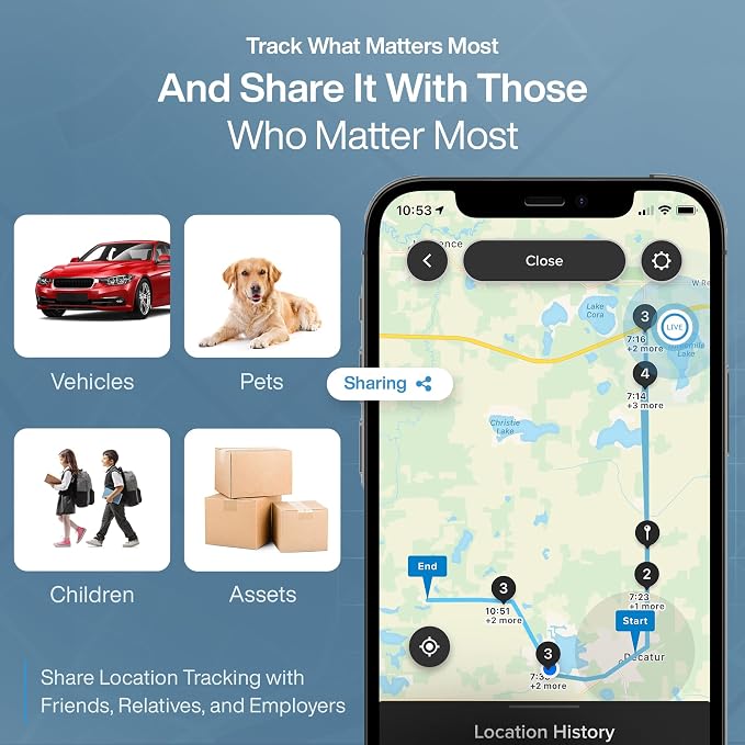 Cube GPS Tracker for Vehicles Assets Kids, Mini GPS Trackers for Dogs, Car - Image 6
