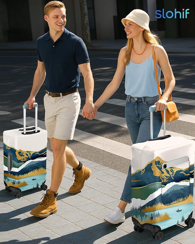 Slohif Luggage Cover for Suitcase Tsa Approved Protector - Image 6