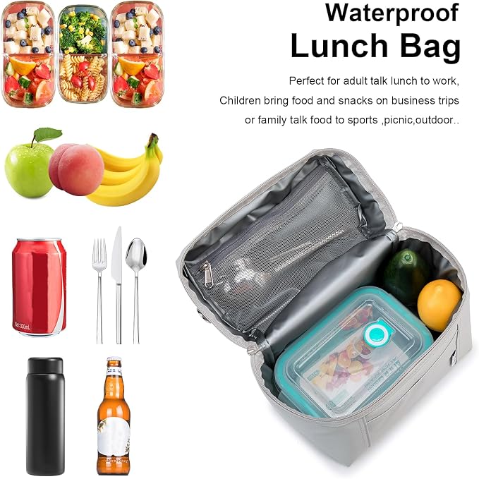 NOL Natural Organic Lifestyle Insulated Lunch Bags - Image 6