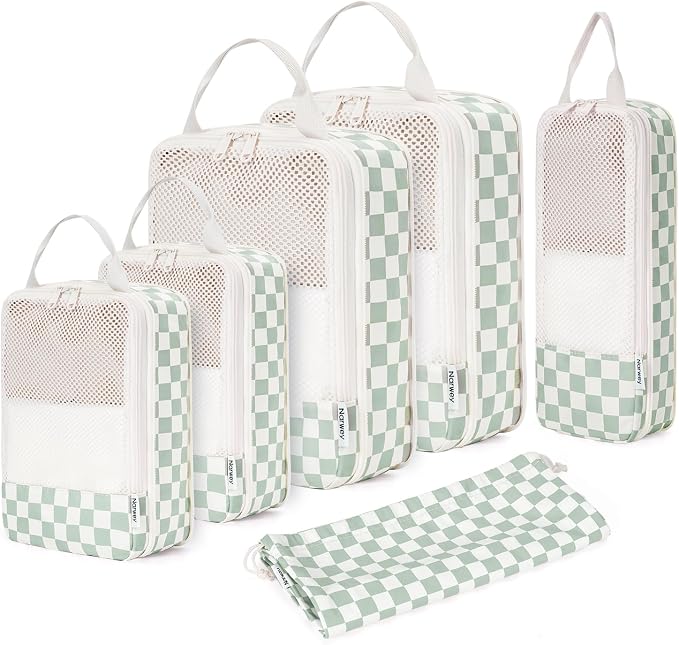 Narwey 6 Set Compression Packing Cubes by Narwey