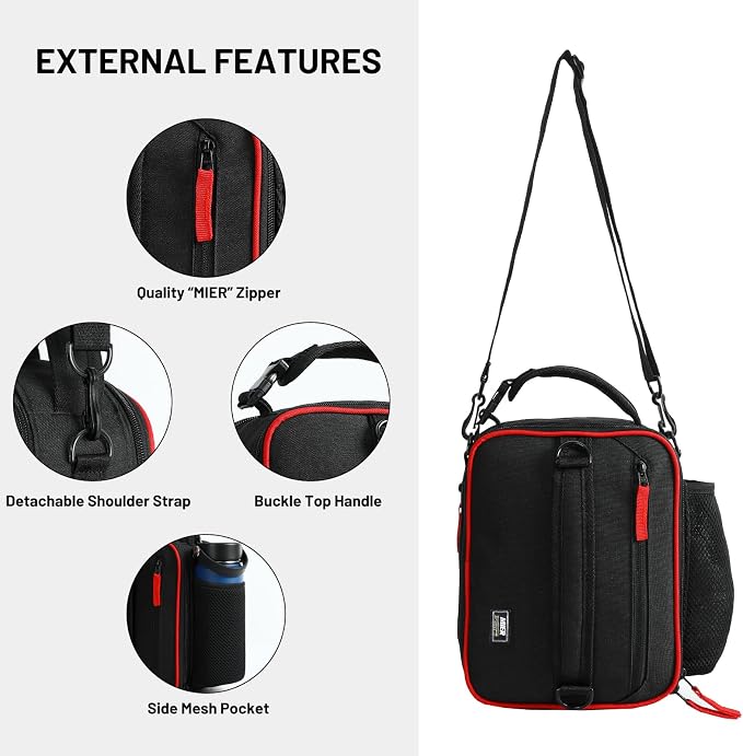 MIER Expandable Lunch Bag Insulated Lunch Box - Image 6