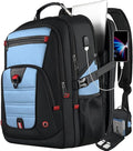 Z-MGKISS Big Backpack for Travel, 52L Large Anti-Theft Computer Backpack for by Z-MGKISS