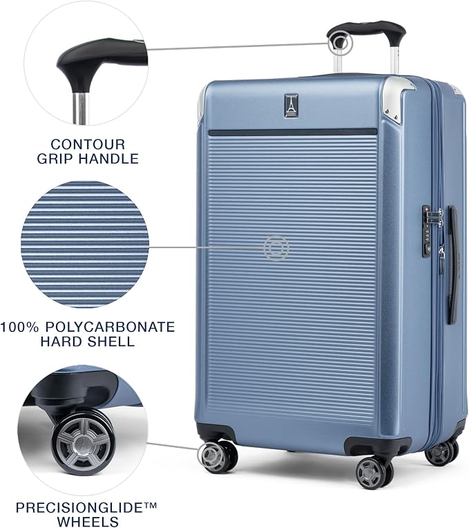 Travelpro Platinum Elite Hardside Expandable Checked Luggage, 8 Wheel Spinner - Image 3