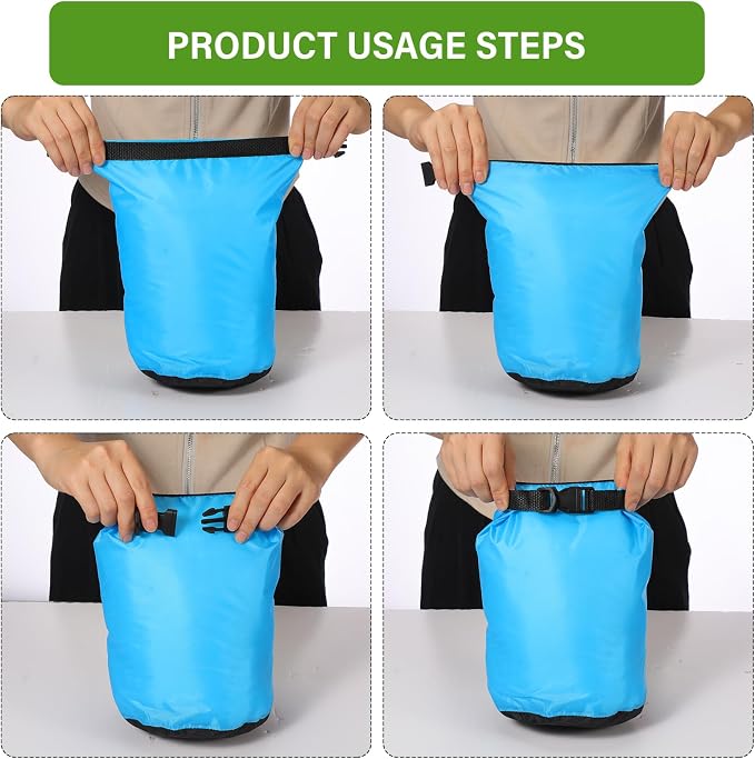 6 Pcs Waterproof Dry Bag Sack Lightweight Outdoor Dry Bags 35 L, 20 L, 15 L - Image 4
