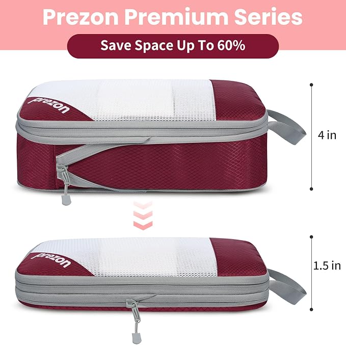 8 Set/6 Set/4 Set Compression Packing Cubes - Image 5