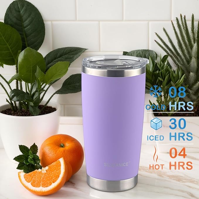 Purple 20 oz Coffee Tumbler - Image 4