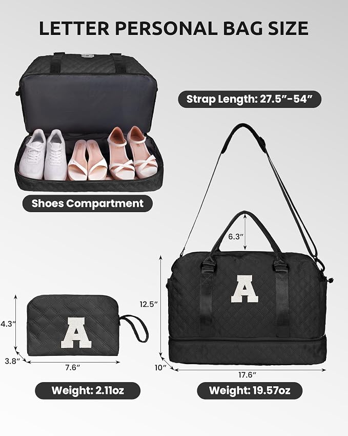 Bridesmaid Proposal Gifts-Initial Duffle Bag - Image 2