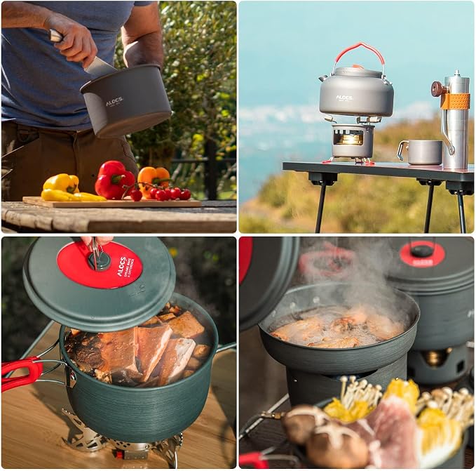 Alocs Camping Cookware Set - Image 8