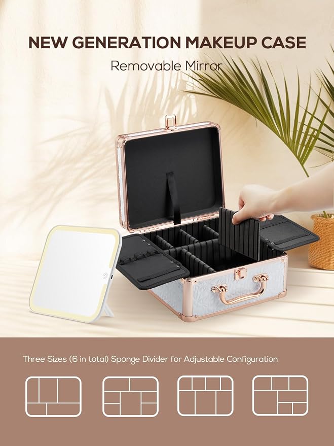 OMIRO Makeup Case, Makeup Bag - Image 5
