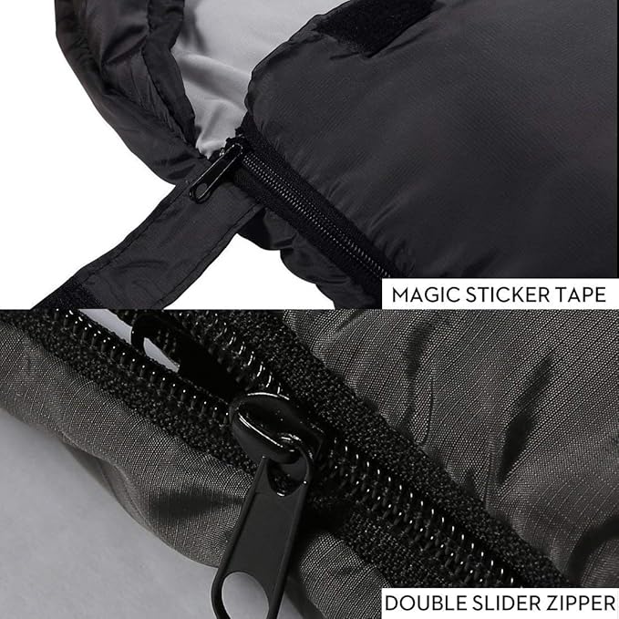 3-4 Season Portable Waterproof Envelope Sleeping Bag - Image 4