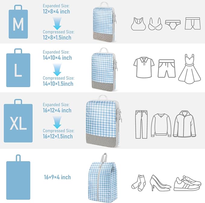 4-Piece Packing Cube Set - Image 4