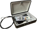SEPOX® Water/Fire-Resistant Portable Security Case Lock Box Steel, Personal by SEPOX