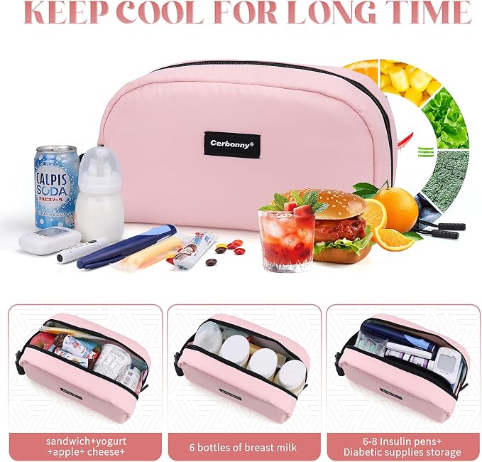 Small Cooler Bag Freezable Lunch Bag - Image 5