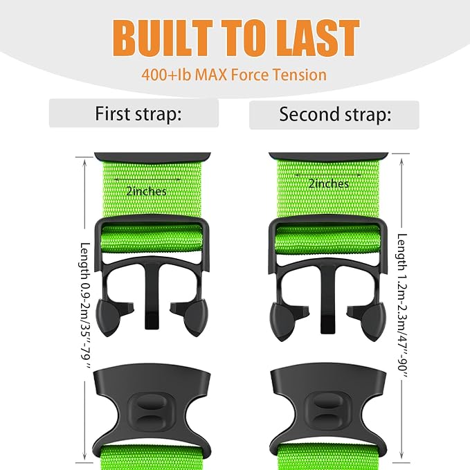 BILIONE Luggage Straps TSA Approved Add a Bag Premium Accessory - Image 3